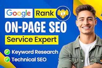 do monthly SEO service for top google website rankings, on page, off page