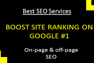 do on page and off page SEO for wordpress, php and dot net