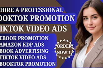 do booktok promotion ebook marketing tiktok video ads book ads for amazon KDP