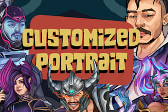 make a customized digital portrait