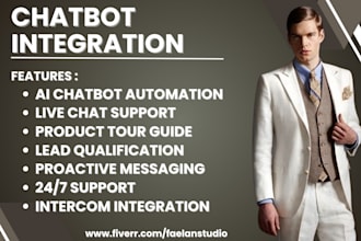 setup intercom chatbot intercom fin product tour chatbot integration ai livechat