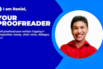 proofread your written tagalog composition