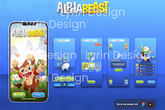 design stunning game UI design for mobile, desktop , console