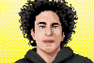 make custom pixel art portraits for twitch, gaming, avatars