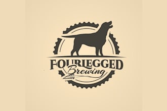 create iconic brewing co logo design