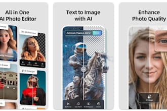 build ai image generator app, ai image editing app, ai photo enhancer app,ai app