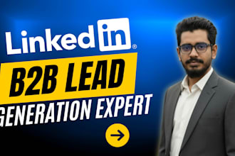 be your linkedin marketing manager for b2b leads