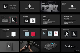 do highly business logo with complete brand identity design
