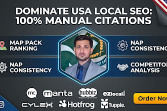 do manual USA local citations and nap cleanup for gmb map pack ranking