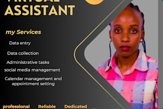 be your virtual assistant for data entry and admin support