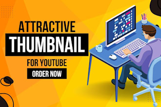 create catchy youtube thumbnail