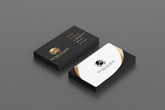 design amazing business cards or brochures for your business