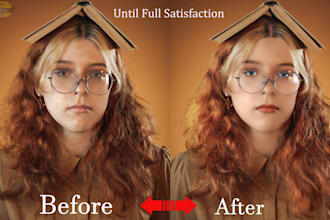 do skin beauty photo retouching background removal in photoshop