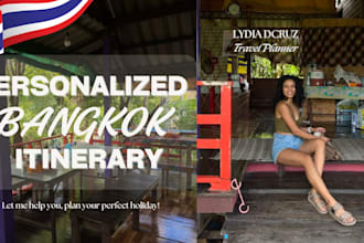 curate a personalized bangkok itinerary