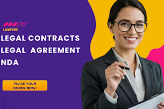 be your lawyer for contract, privacy policy, and any other legal drafting