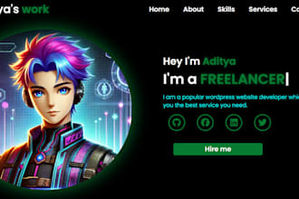 build, redesign custom wordpress website or bussiness website