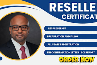 dissolve llc, close ein, file boi report, get seller permit, resale certificate