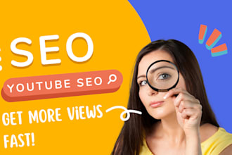 optimize the seo for your youtube channel and videos
