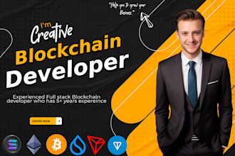 be your blockchain developer for crypto web3 dapps like pump fun, dex, launchpad