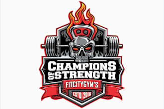 design strength and conditioning facility logo