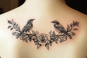 make a tattoo design of tattoo sleeve
