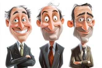 drow unique caricature cartoon and mascot logo character