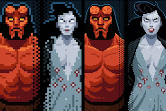create pixel art, pixel art animation, pixel asset, pixel art youtube, pixel nft