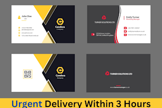 design a professional and unique business card to represent your brand