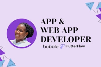 bubble mobile app bubble web app bubble io mvp saas flutterflow adalo