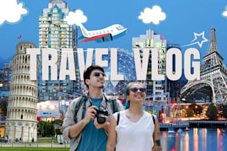 design your travel vlog thumbnail in 24 hours