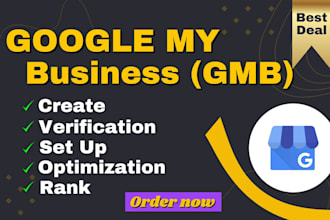create, verify, optimize, and boost your google my business profile