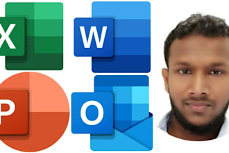 do data entry in microsoft word, excel, powerpoint
