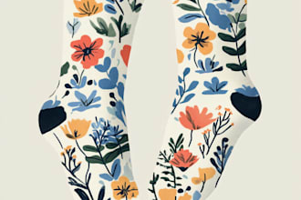 create a unique socks design