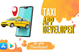 develop a taxi app or taxi booking uber ride booking clone