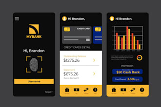 develop responsive neobank app, money transfer app, bill payment app fintech app