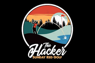 design unique hacker golf logo