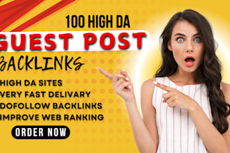 write high da guest post backlinks with SEO quality guest post