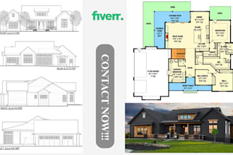 draw redraw 2d architectural floor plan blueprint autocad