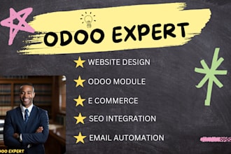 build odoo website and develop odoo e commerce