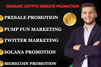 do viral crypto website memecoin sol presale telegram promotion to 2m audience
