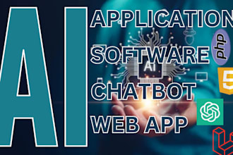 develop ai software ai web application ai saas platform ai chatbot langchain gpt