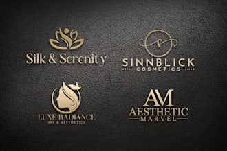 design a stylish typography beauty and fashion logo