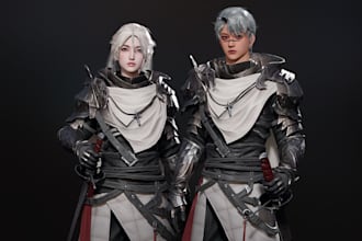 do 3d character modelling texturing and rigging