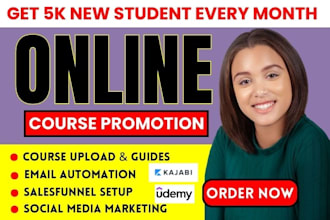 udemy online course promotion, thinkific health, wellness course sales marketing