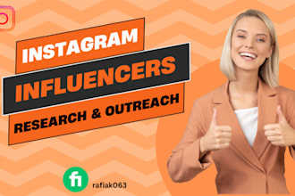 do best instagram influencers research and outreach