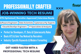craft a job winning ats optimized tech resume software engineers IT data roles