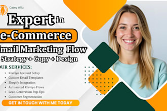 setup klaviyo, mailchimp, and brevo for any email marketing campaign automation