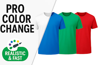 create precise product color variations clean fast delivery