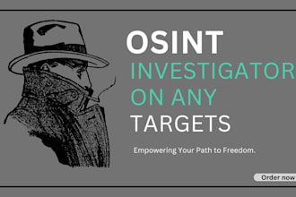 do online investigation on your target
