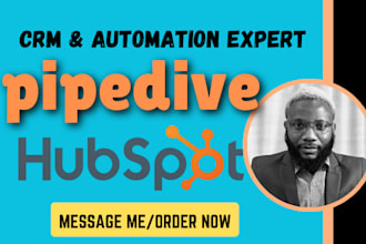 setup pipedrive CRM, ai automation workflows as an expert crm consultant